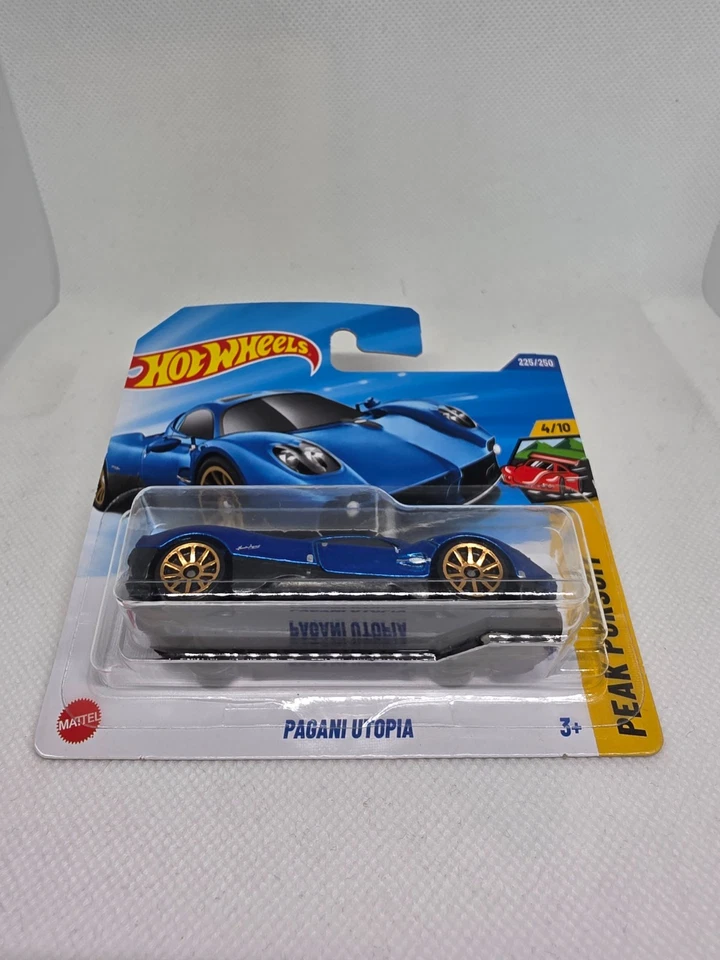 Hot Wheels Pagani Utopia Blue Short Card - Image 2 of 3