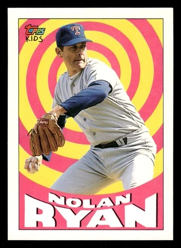 1992 Topps Kids - Nolan Ryan #127 One Star Back Texas Rangers HOF GOAT EX+