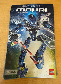 LEGO Bionicle Toa Mahri Hahli (8914) 100% Complete