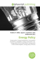 Frederic P. Miller (U. A.) | Energy Policy | Taschenbuch | Englisch (2026)