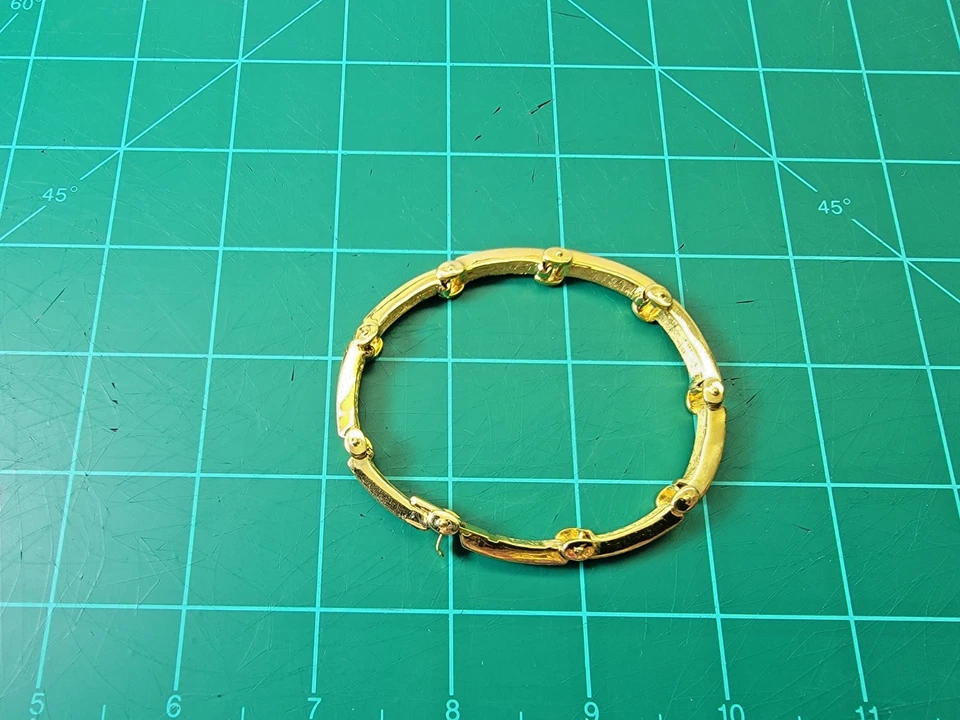 Pulsera Joyería de Moda Nolan Miller - Juego de Canales - Cristales Azules Cuadrados Foto 4 de 4