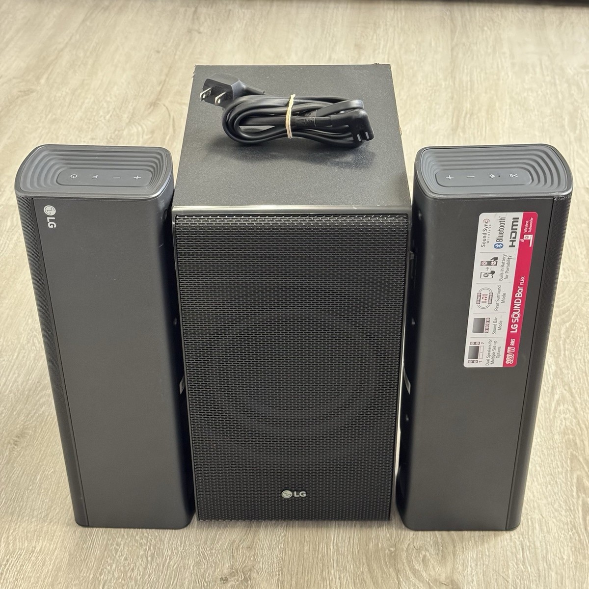LG SJ7 Flex Wireless Soundbar Speakers & Subwoofer Bluetooth SPJ8B