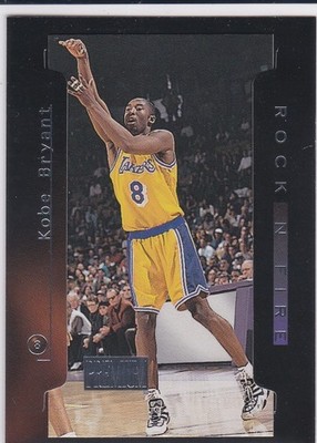 KOBE BRYANT 1997 Skybox RARE $$ ROCK N FIRE # 2 of 10 RF Los Angeles Lakers Card