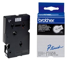 brother Schriftband TC-291 TC291, 9 mm, schwarz auf wei&szlig;, 1 St.