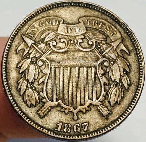 1867-P Two Cent Piece — photo from another recent sale