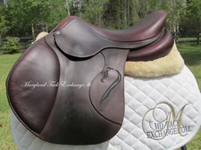 17" ANTARES CONNEXION ( LARGE LOGO) close contact jumping saddle-2019 MODEL!!