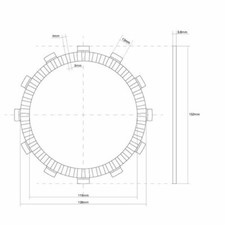 Disque d'embrayage Triumph 2000
