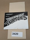 Teenage Mutant Ninja Turtles - Nintendo NES- Manual Only **NO GAME!