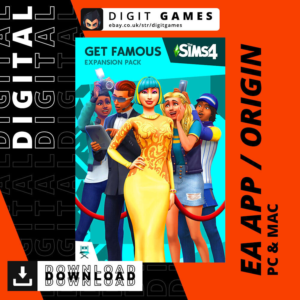 The Sims 4 Get Famous Expansion Pack, PC, [Digital Download