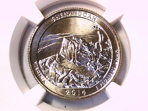 Shenandoah NP 2014 D Washington Quarter NGC MS 67 3914455-014 - Foto 1 di 3