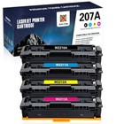 4 XXL Toner für HP 207A/207X Color LaserJet Pro MFP M283fdw M282nw M255dw M255nw