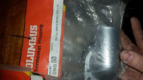 volkswagen NOS golf thermostat housing PETROL 1975 1976 1977 1978 1979 1980 - Picture 1 of 1