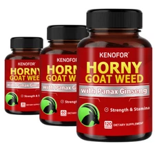 Horny Goat Weed with Maca Root 30/-120Capsules Sexual Enhancer for Men & Women
