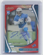 2021 Panini Absolute #169 Jermar Jefferson Signature Rookies Spectrum Red #/100