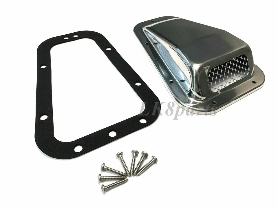 Land Rover Defender Ala Superior Rejilla de admisión de aire Acero inoxidable LH Lado del conductor Foto 2 de 4