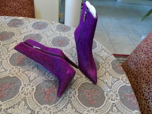 purple booties