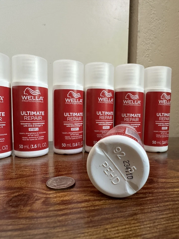 Lote 7 NUEVO Champú Wella Professionals ULTIMATE REPAIR Tamaño de Viaje 1.6oz/50ml Foto 3 de 3