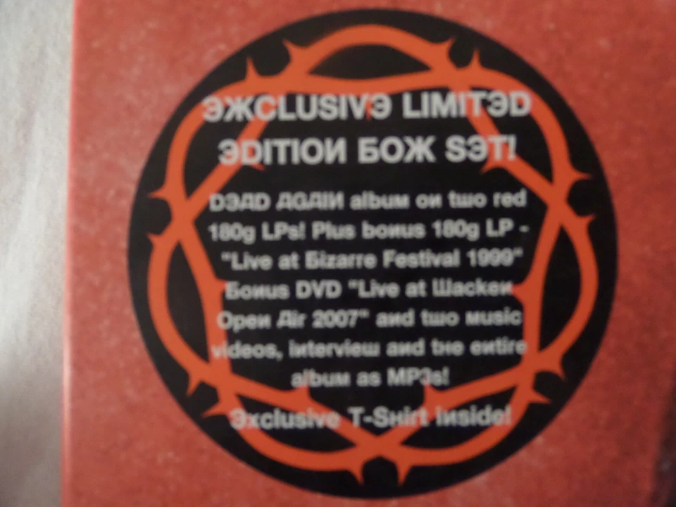 TYPE O NEGATIVE dead again Exclusive Limited Edition Box 3 Vinyl +LP +DVD +Shirt - Bild 2 von 4