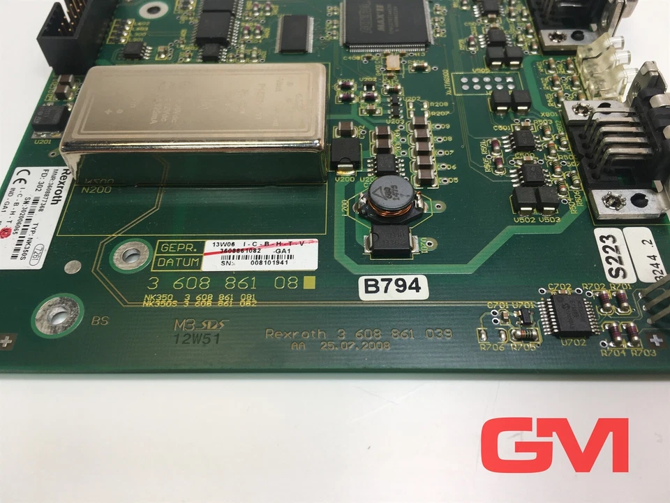 Rexroth Netzwerkkoppler MRN 3608877368 Typ: NK350S network coupler FD: 302 Unit - Bild 3 von 4