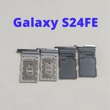SIM Card Tray For Samsung Galaxy S24 FE Single/Dual SIM Card Slot Holder