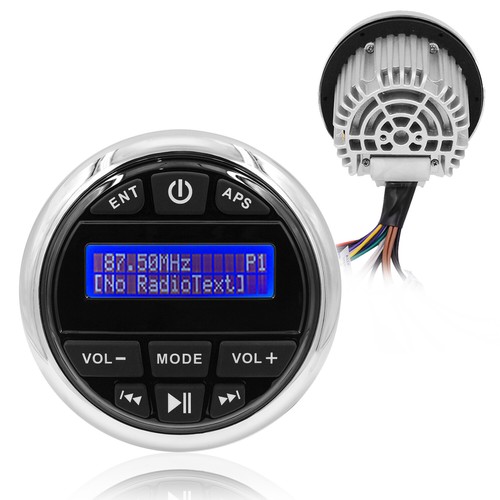 DAB Radio Watertight Boat Bluetooth Stereo Waterproof Marine Audio RV
