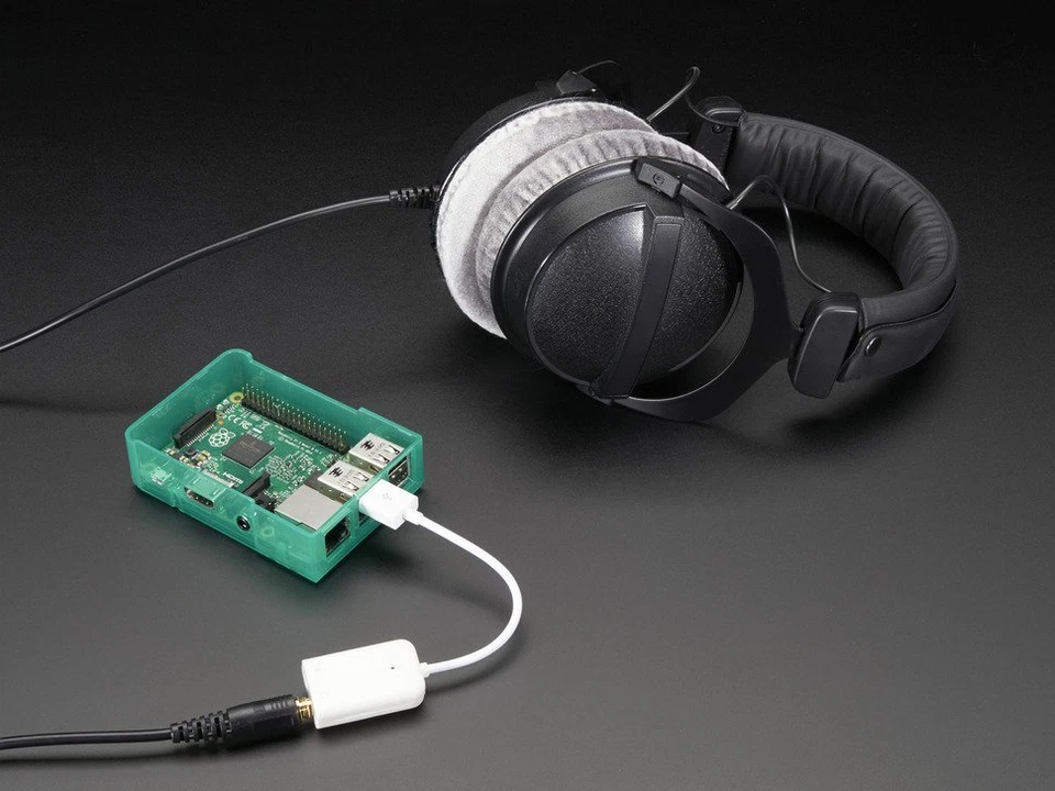 Adattatore scheda audio audio virtuale esterno USB 3D 7.1 canali per Raspberry Pi - Immagine 2 di 2