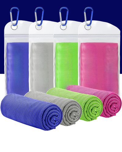 Kühltuch für Hals & Gesicht (40"x12"), Mikrofaser Großpackung Handtücher für Sportler - Bild 1 von 5