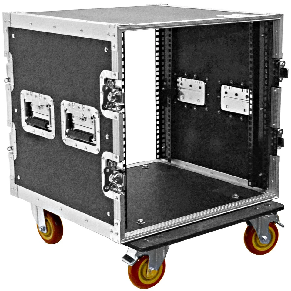 Heavy Duty 10 Space ATA Rack Case with 4 Inch Casters - 10U Server Network Case - Image 4 of 4