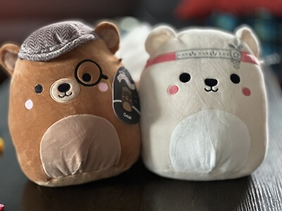 Squishmallows FANCY FRIENDS OMAR BROOKE Bear Animal