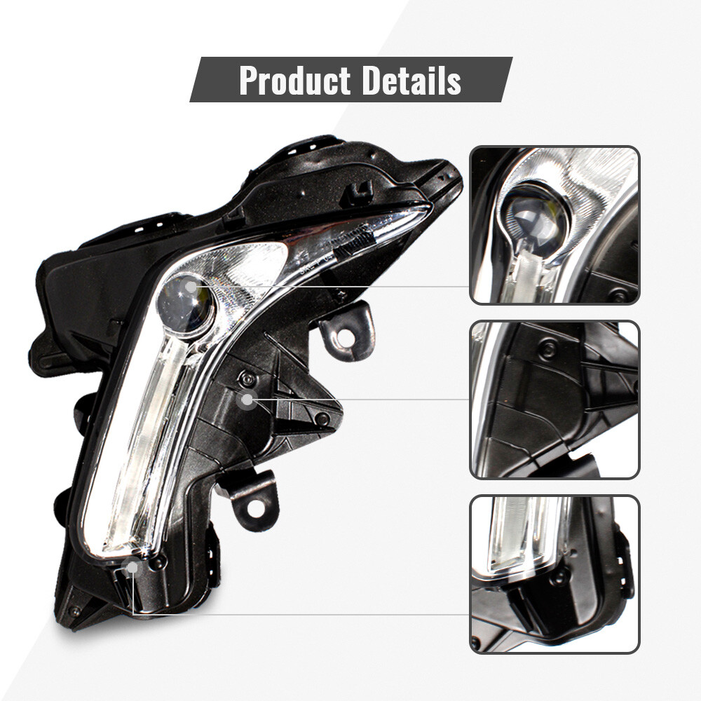 Kit 2 Guides Lumineux DRL LED Pour Lexus LS460 2013-2016 – Phare Avant Gauche Et Droite