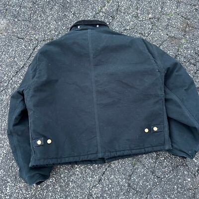 Vintage Y2K arctic cropped j02 blk black Carhartt work wear Vintage Y2K arctic cropped j02 blk black Carhartt work wear