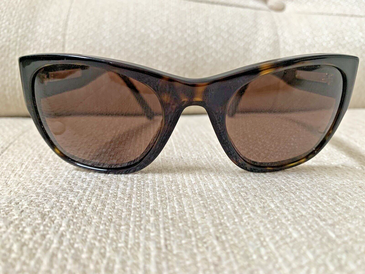 Authentic CHANEL Sunglasses Tortoise Shell Denim CC Logos