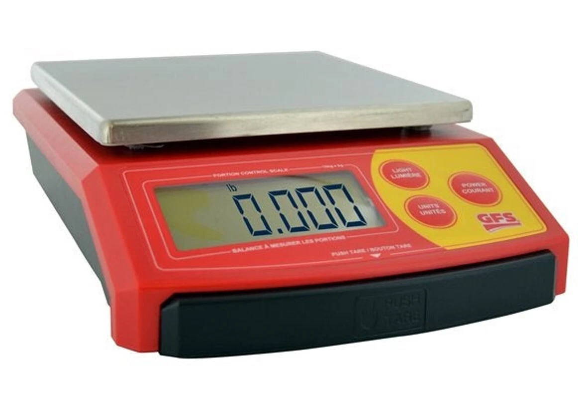 Gordon Choice 33 lb 15 Kg Digital Scale Stainless Steel Removable Tray # 1206159