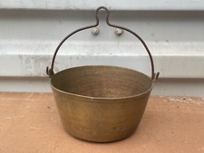 VINTAGE ANTIQUE BRASS JAM PRESERVE MAKING PAN