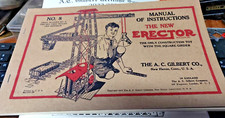 NICE ZEPPELIN 1929-30 8, W/EXTRA 7 1/2-10 WHITE TRUCK A.C. GILBERT ERECTOR SET