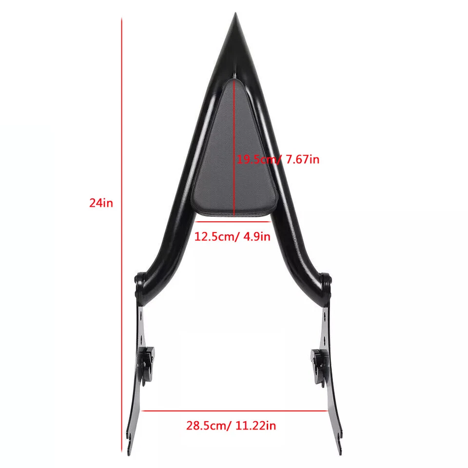 Respaldo barra Sissy pasajero trasero para Harley Sportster XL883 XL1200 2004-2023 Foto 2 de 4