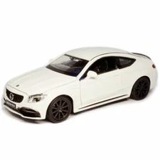1:32 Mercedes C63 S AMG Coupe Model Car Diecast Vehicle Collection Gift White