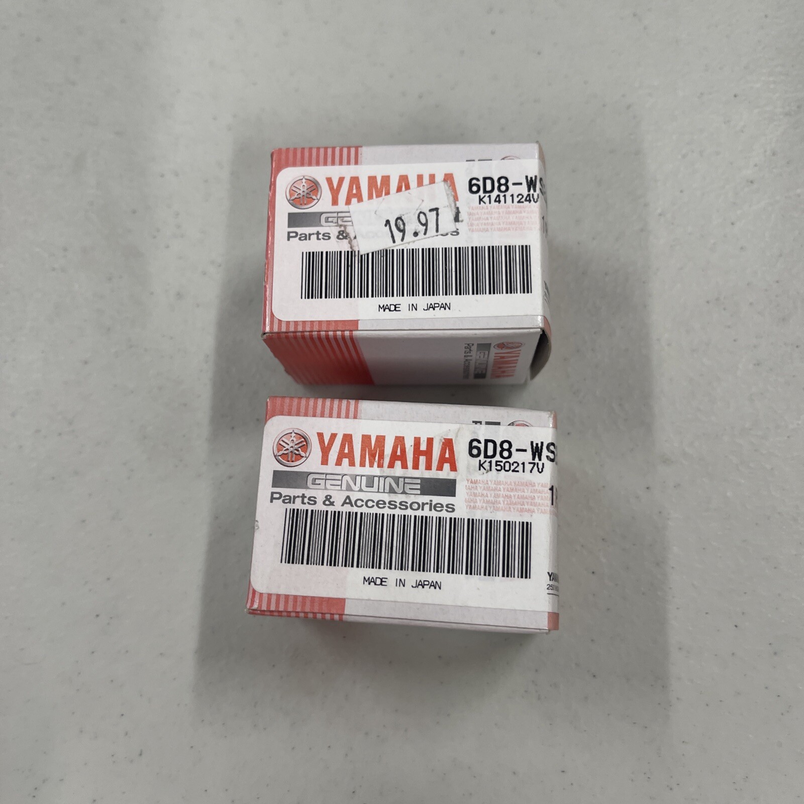 Pair of Yamaha F70F90 T50 T60 Fuel Filter Element 6D8WS24A0000 eBay