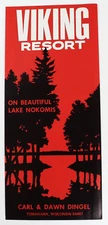 Viking Resort. Lake Nokomis Brochure. Tomahawk, Wisconsin
