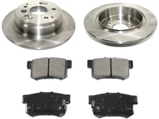 DuraGo 97QC33R Rear Brake Pad and Rotor Kit Fits 1999-2003 Acura TL