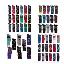 6-12 Packs Marc Ecko Men's Patterned Design Dress Casual Socks-Assorted Colors