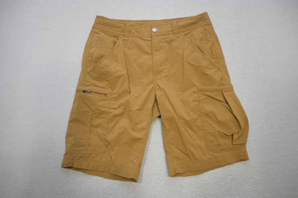 Pantalones Cortos de Carga ExOfficio Marrón Nailon Senderismo Camping Trekking Hombres Talla 28 Foto 2 de 4