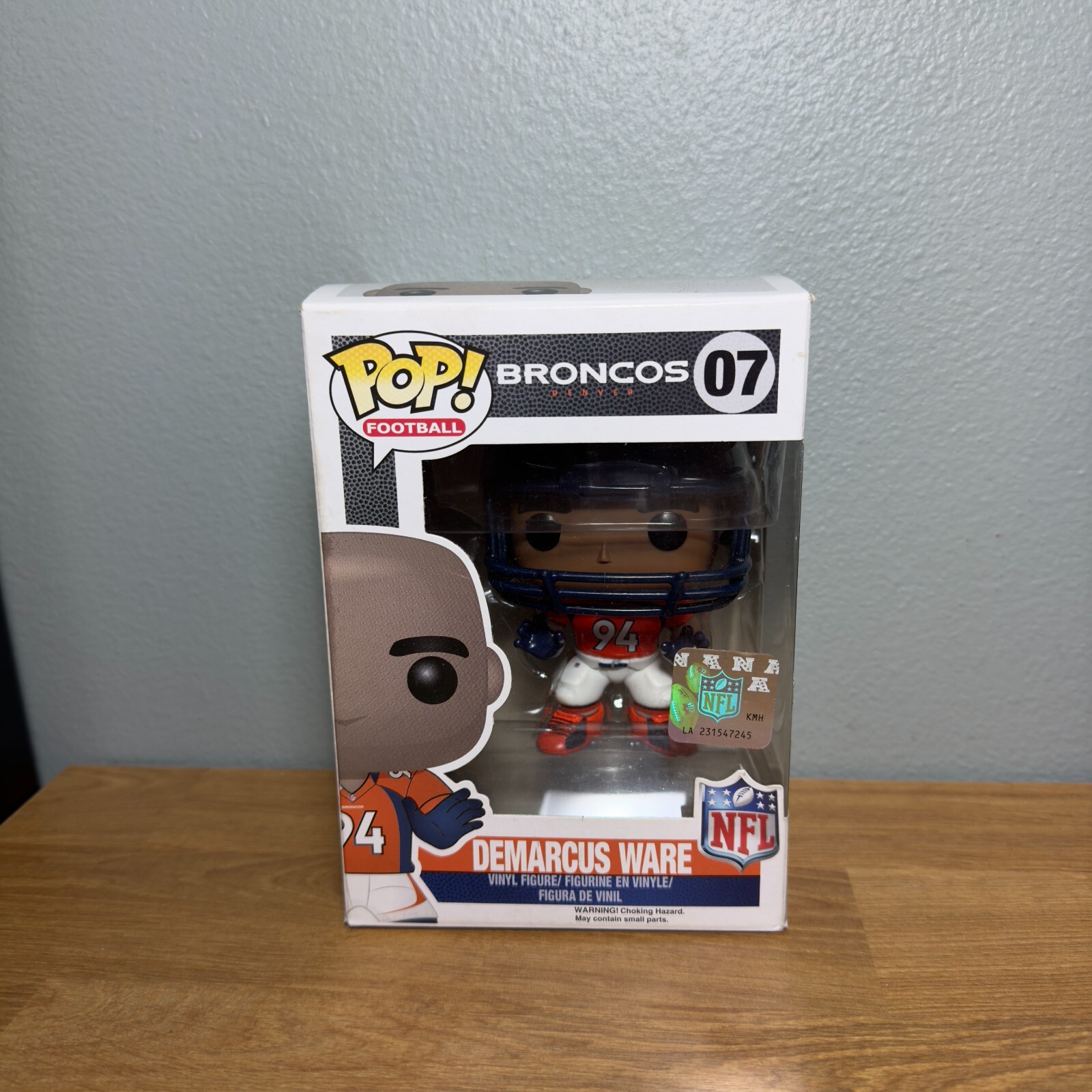 Figura De Vinilo De Juguete Demarcus Ware Denver Broncos Funko Pop Football 07 7 Nfl