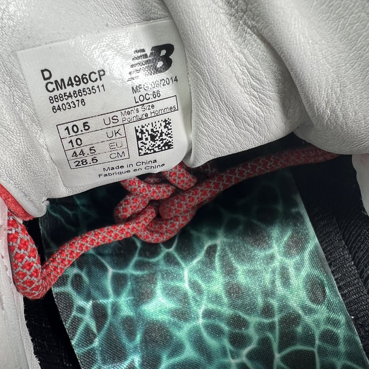 Chaussures New Balance CM496 - Modèle Côté Régate - Pointure 43 EU - Neuf Dans Boîte