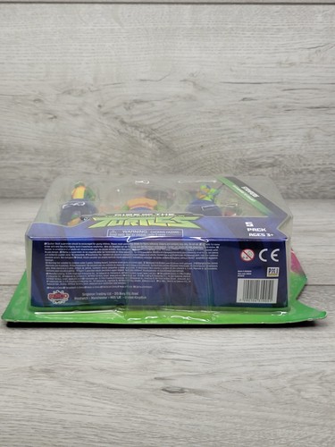 Rise Of The Teenage Mutant Ninja Turtles 5 Pack Collectable Figure Stamper Sinco - Picture 17 of 19