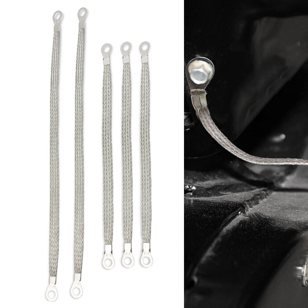 Reliable 5Pc Engine Ground Strap Set for Enhanced Electrical Stability