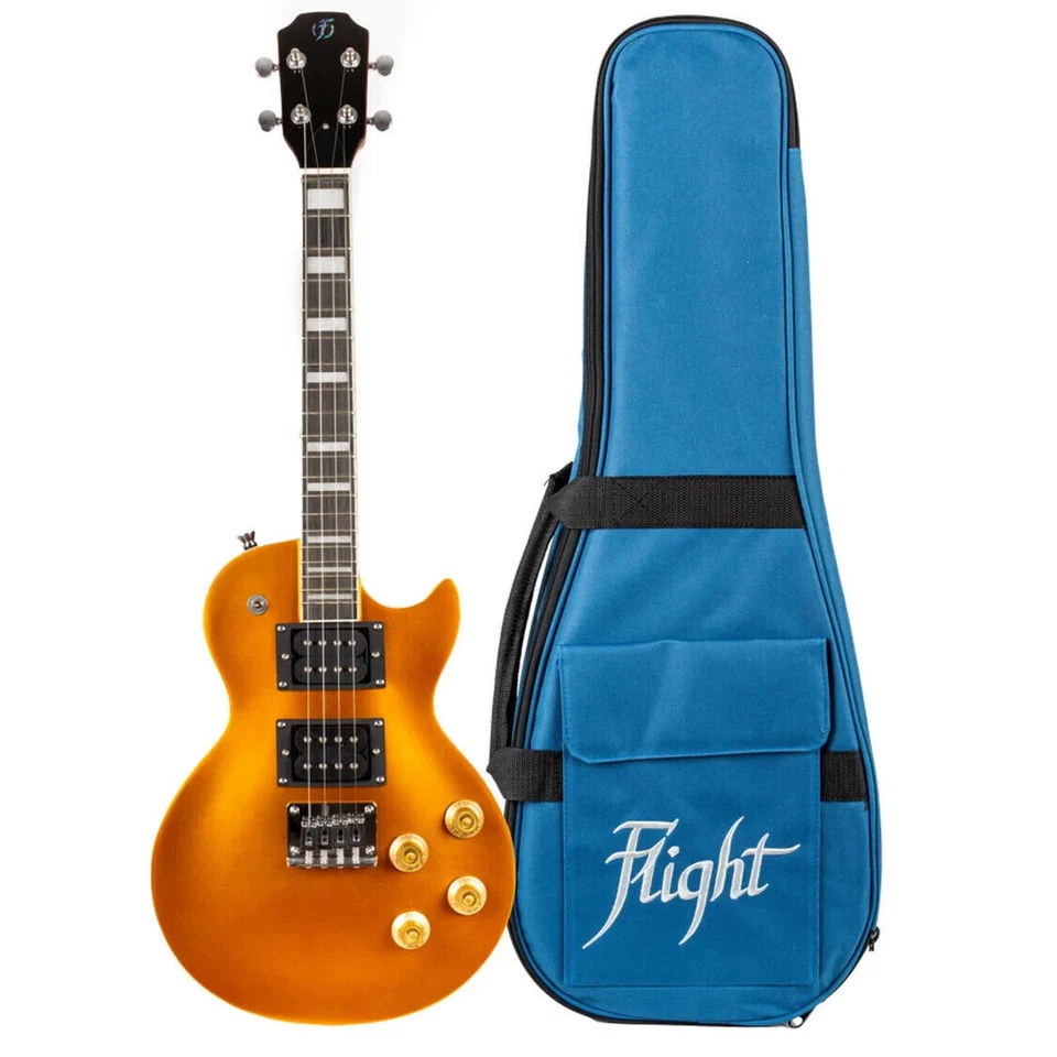 Flight Centurion Vintage Gold Solid Body Electric Ukulele - Image 2 of 2