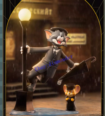 Figurine Tom Et Jerry Dans Boîte à Sardine - Démons & Merveilles - Warner Bros 2000