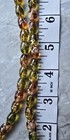 Lovely Vintage Fall Beaded Statement Hand Crafted Necklace Colorful Glass Beads — photo 3
