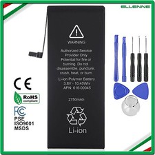 BATTERIA PER APPLE  IPHONE 6S PLUS 2750mAh KIT CACCIAVITI SOST. ORIGINALE